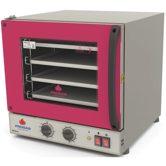 Forno PRP-004- Vermelho Progás turbo elétrico fast oven